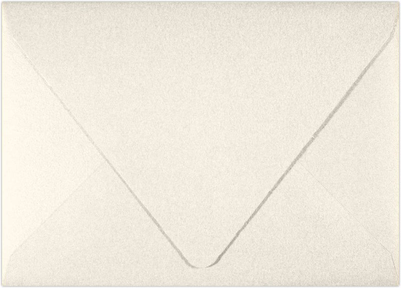 LUXPaper 4Bar A1 Contour Flap Invitation Envelopes | 3 5/8" x 5 1/8" | Quartz Metallic | 80lb. Text | 50 Qty - Image 1